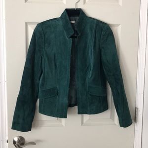Suede Emerald Green Jacket